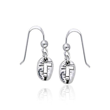 Coffee Bean Earrings TE607 - Jewelry